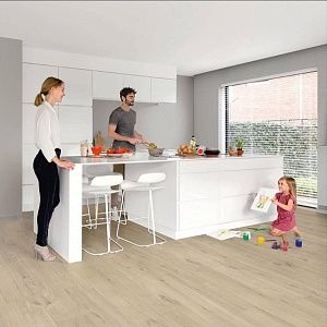 Плитка ПВХ Quick Step Pulse Click ДУБ ХЛОПКОВЫЙ БЕЖЕВЫЙ PUCL40103 фото 4 | FLOORDEALER